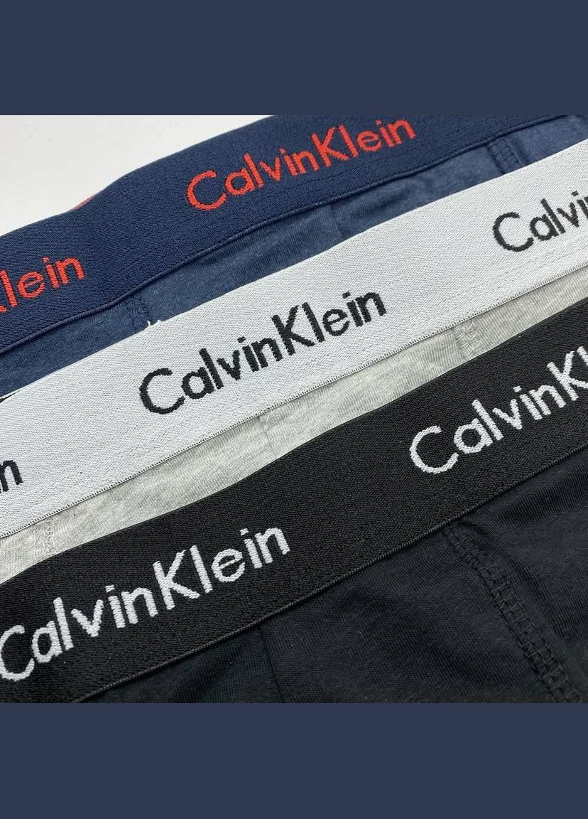Набор мужских трусов боксеров 3 шт. Calvin Klein боксери (341530444)