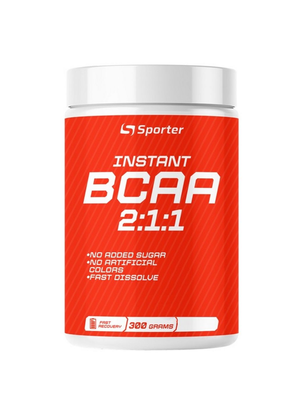 Амінокислота BCAA Instant BCAA 2:1:1, 300 грам Яблуко Sporter (294927715)