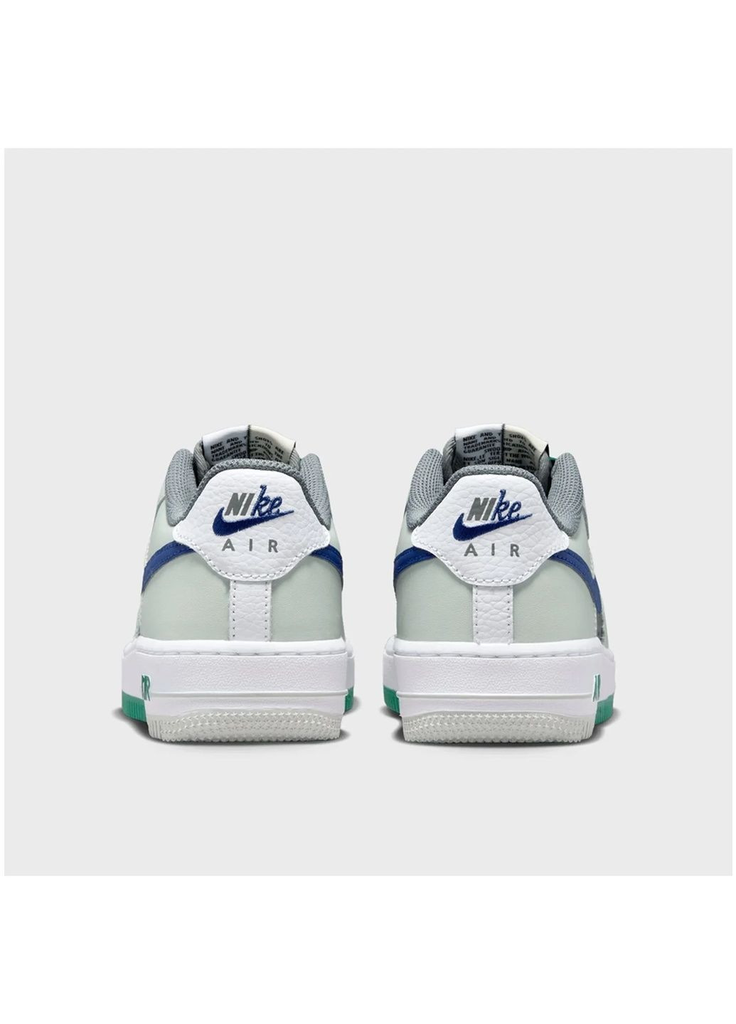 Кроссовки женские Air Force 1 White/Grey FB9035-001 Nike белые (364837509)