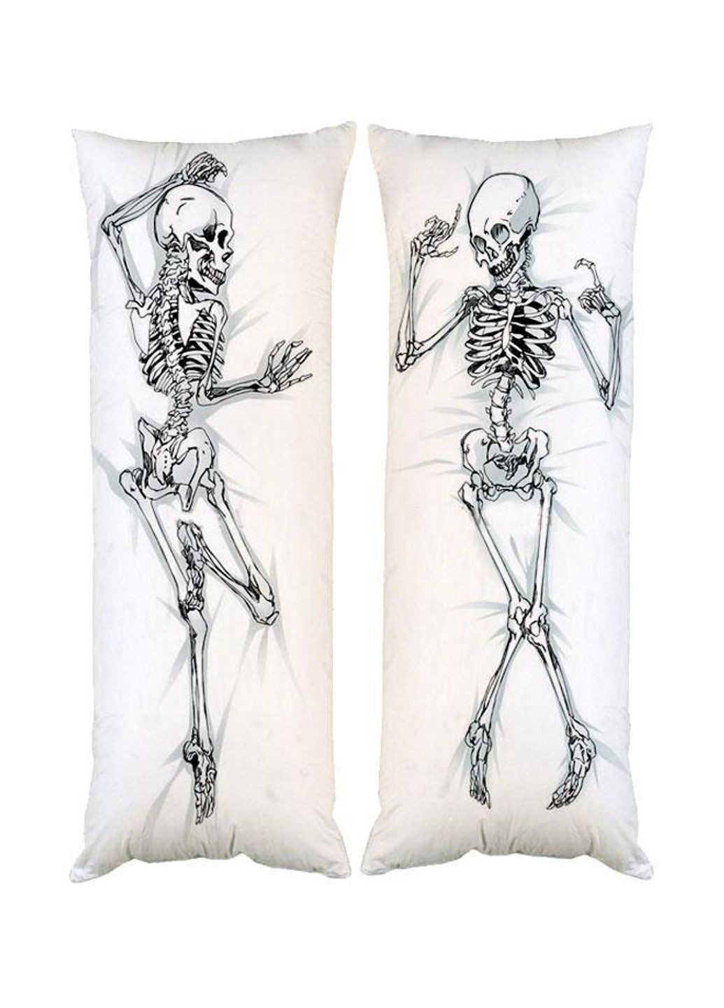 Подушка дакимакура Скелет Кости декоративная ростовая подушка для обнимания двусторонняя No Brand (329432903)