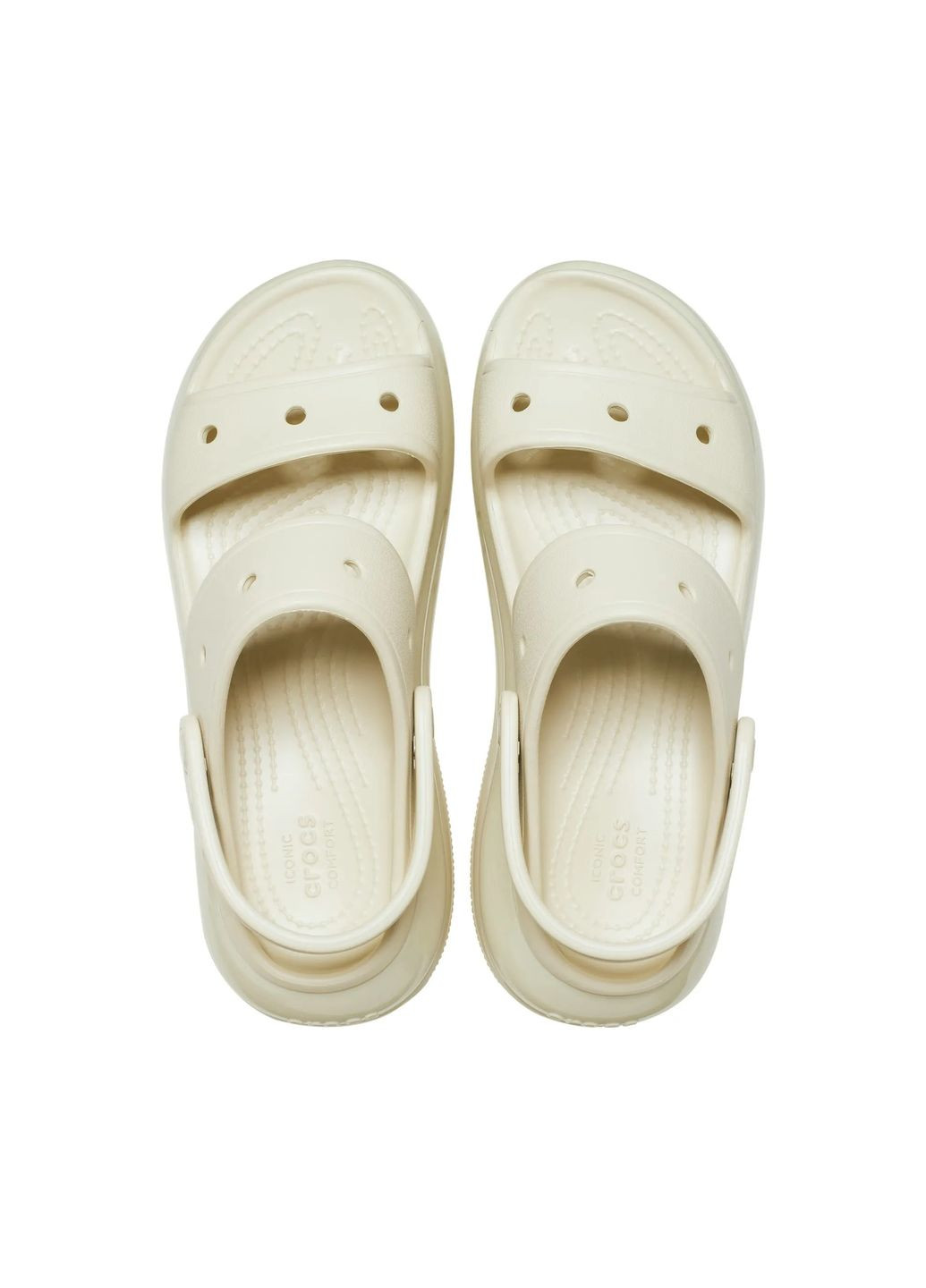 Повседневные женские сандалии mega crush sandal bone m4w6-36-23 см Crocs