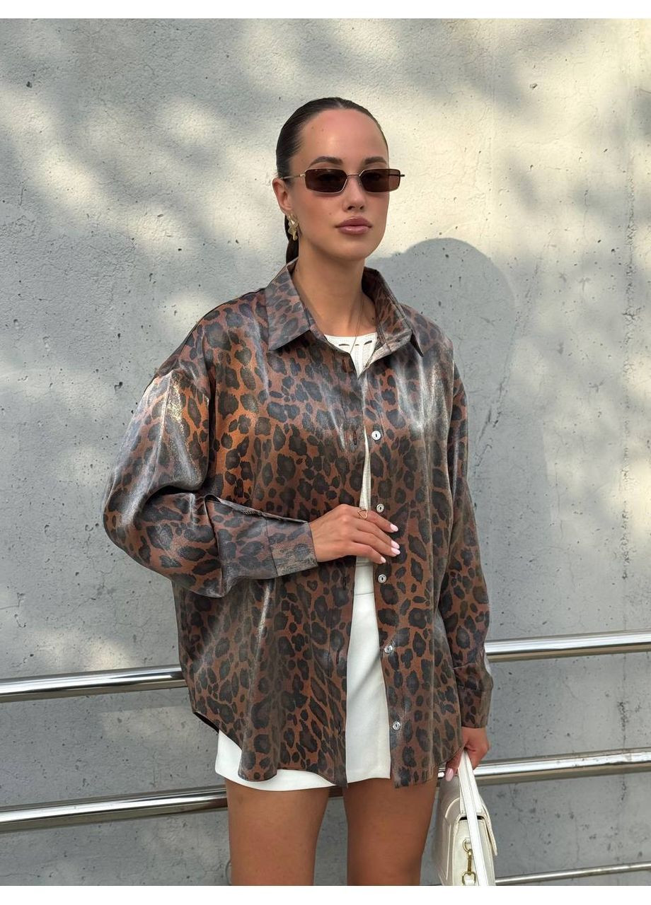 Коричневая рубашка Osoblyva