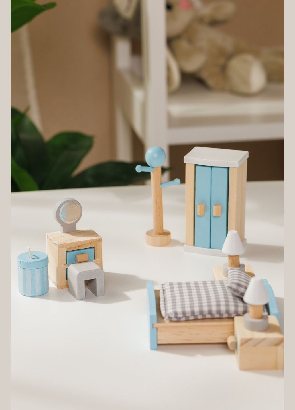Деревяні меблі для ляльок Спальня 44035 (6971608440359) shop (6971608440359) Viga Toys (362917848)