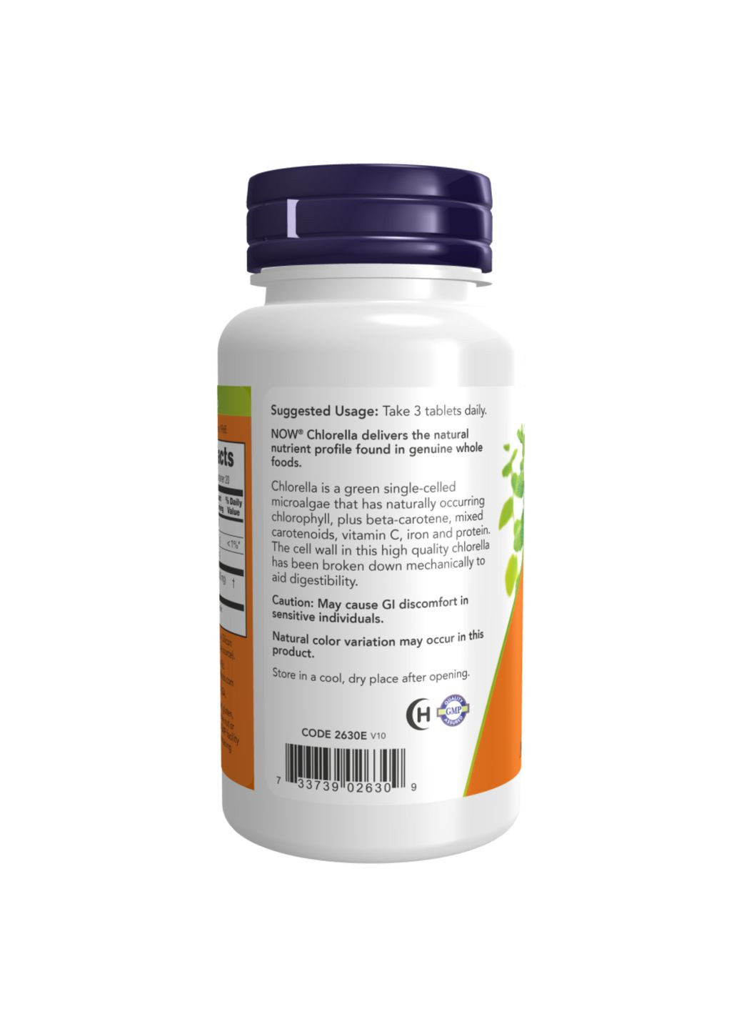 Хлорелла 1000 мг 60 таблеток растительная добавка для энергии и иммунитета суперфуд детокс Now Foods (368978473)