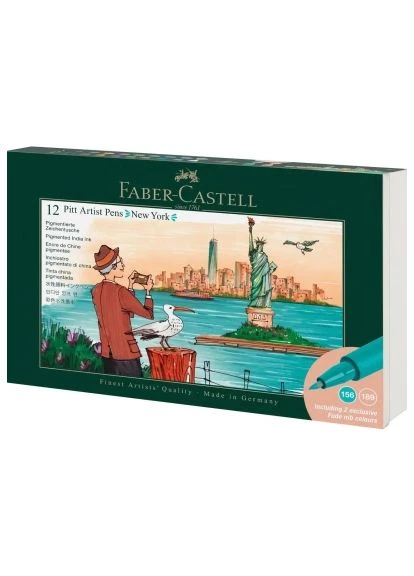 Лайнер Faber-Castell набір капілярних ручок Pitt Artist Pen Set New Yor (401193693)