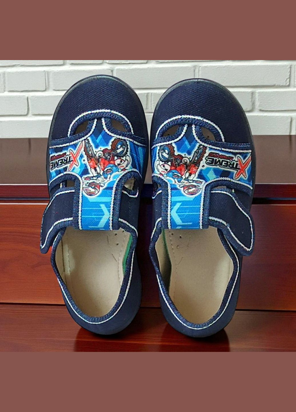 Ортопедичні тапочки на липучці капчики для дівчинки змінне взуття в садок змінка Natur Waldi (341277511)