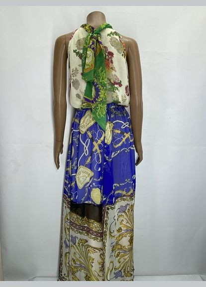 Комбінована коктейльна сукня з пишною спідницею No Brand персонажі