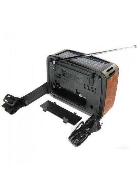 Радиоприёмник Golon RX-456S + Bluetooth и солнечной панелью Красный No Brand (323486432)