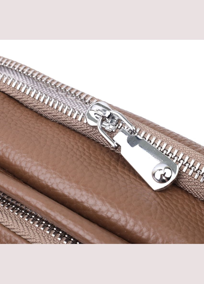 Сумка кроссбоди с широким ремнем через плечо женская с двумя отделениями из натуральной кожи 22596 Vintage (329195482)