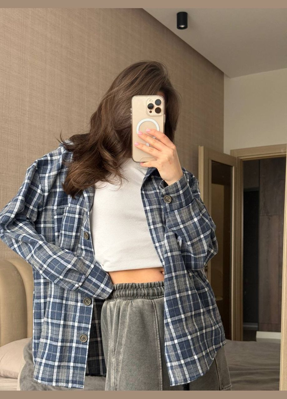 Жіноча картата сорочка No Brand (325417724)