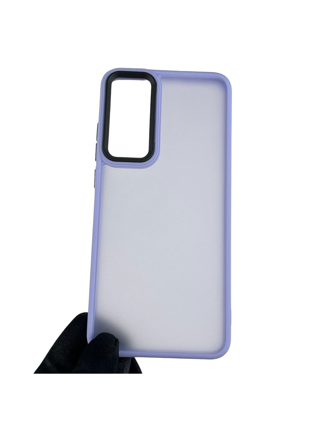 Чохол для A78 4G протиударний матовий напівпрозорий з високими бортами на оппо а78 4г бузковий Oppo (366019194)