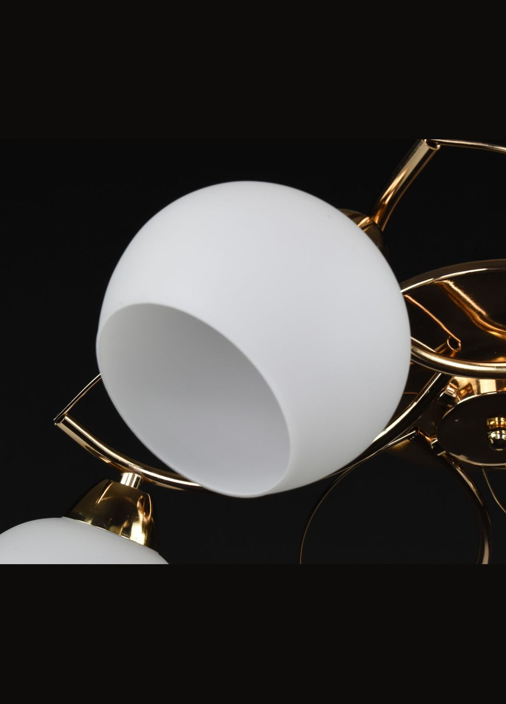 Люстра стельова на 5 лампочок 27302 Золото 22х55х55 см. Sunnysky (364492875)