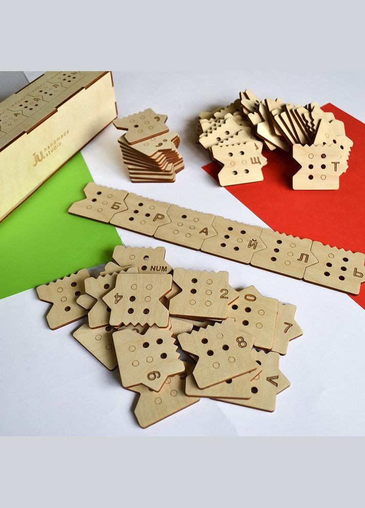 Украинский алфавит Брайля, тактильный алфавит. Шрифт Брайля для слепых и слабовидящих с цифрами и знаками No Brand (301482823)