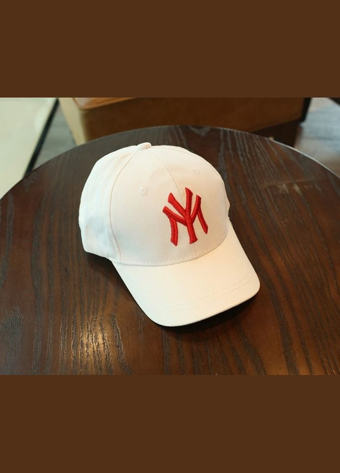 Кепка котонова колір білий 10768 No Brand (327214778)