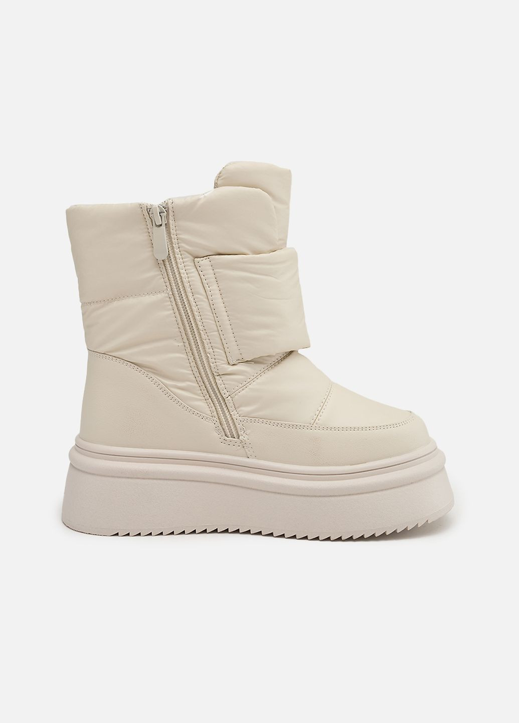 Дутики для дівчинки колір молочний ЦБ-00255771 No Brand (301406249)