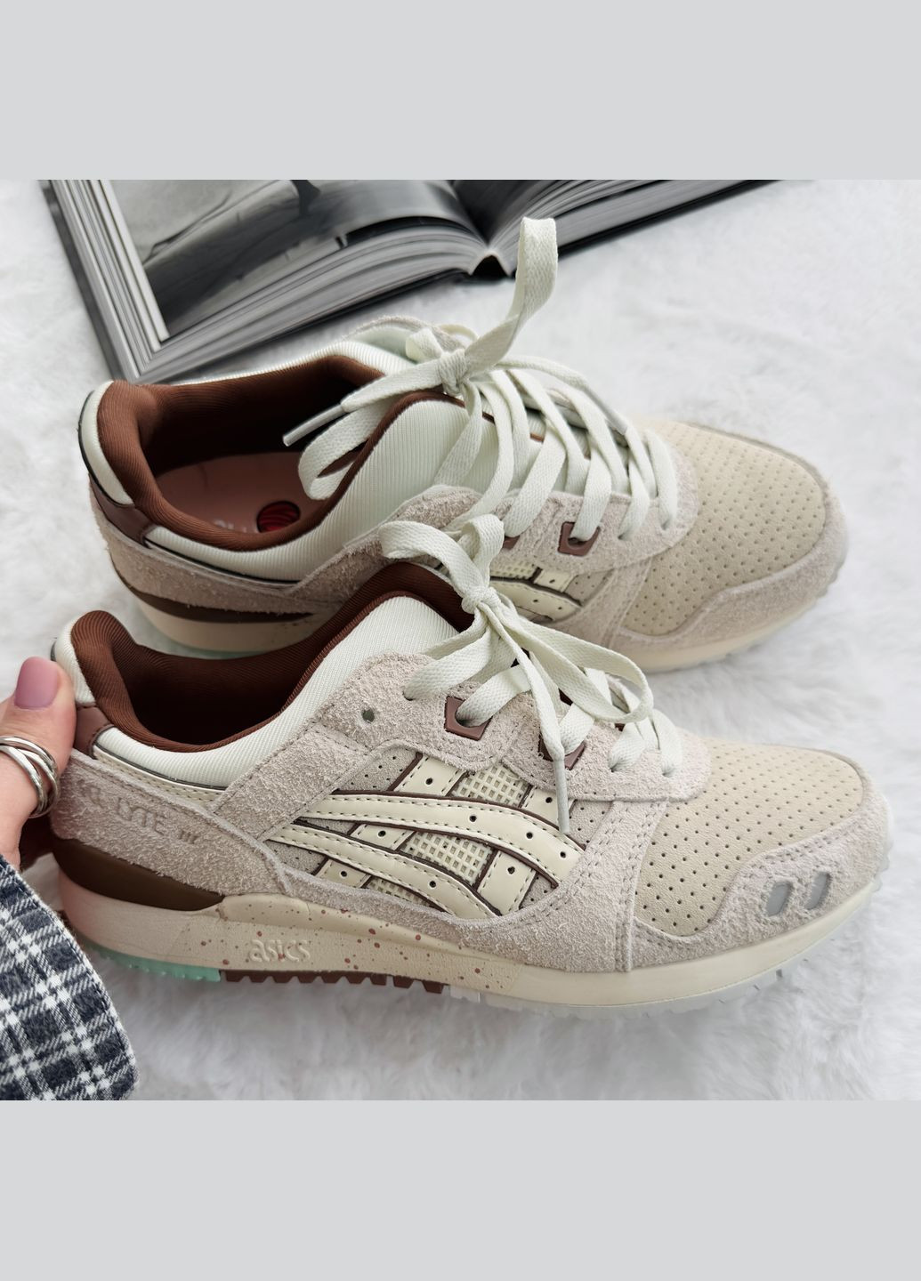 Кросівки жіночі Asics Gel-Lyte III Beige | Асікс Гель Лайт 3 бежеві No Brand бежеві демісезони (340055422)