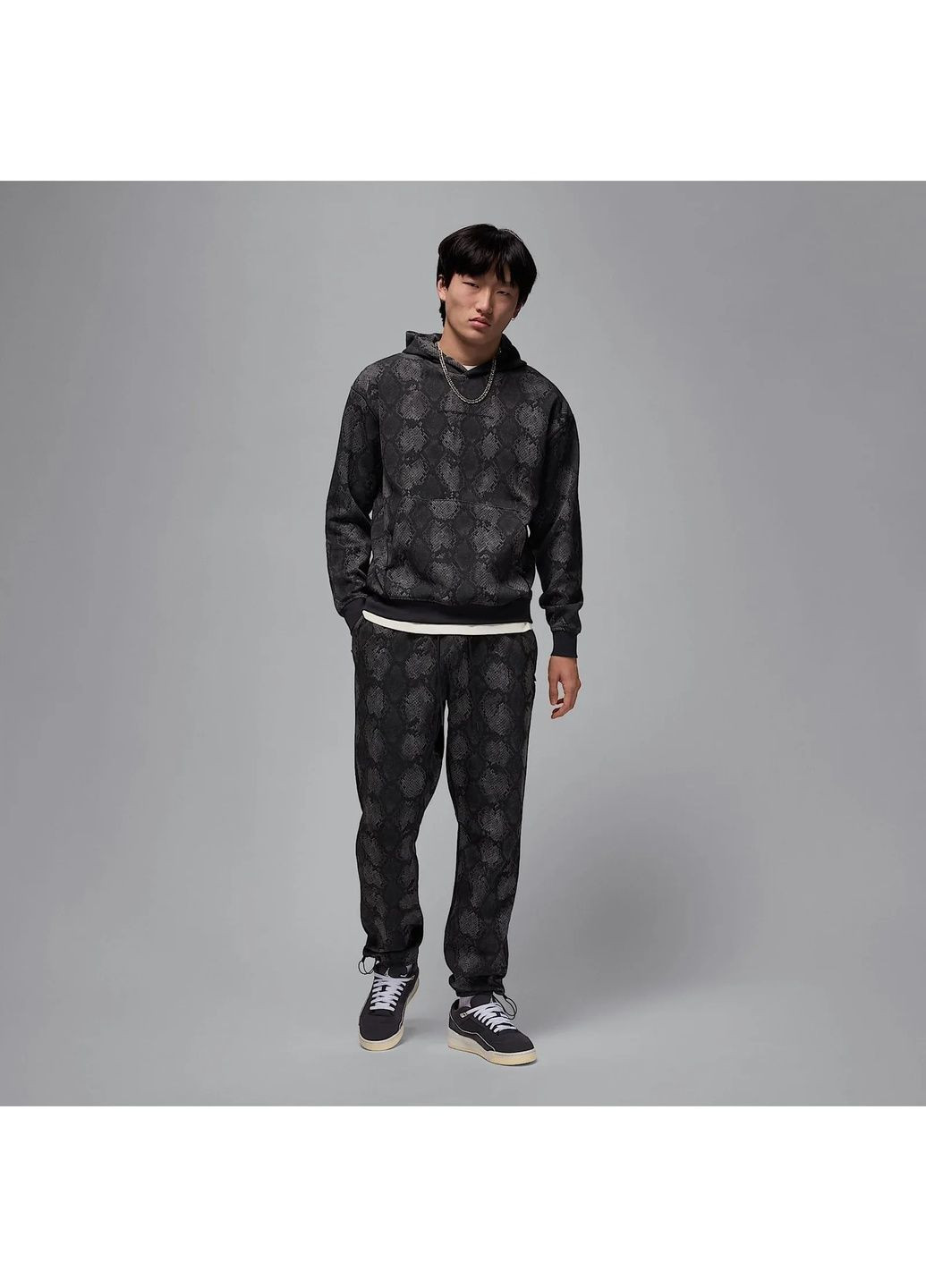 Худи мужские Sprt Flc Aop Grey Air Jordan (364836969)