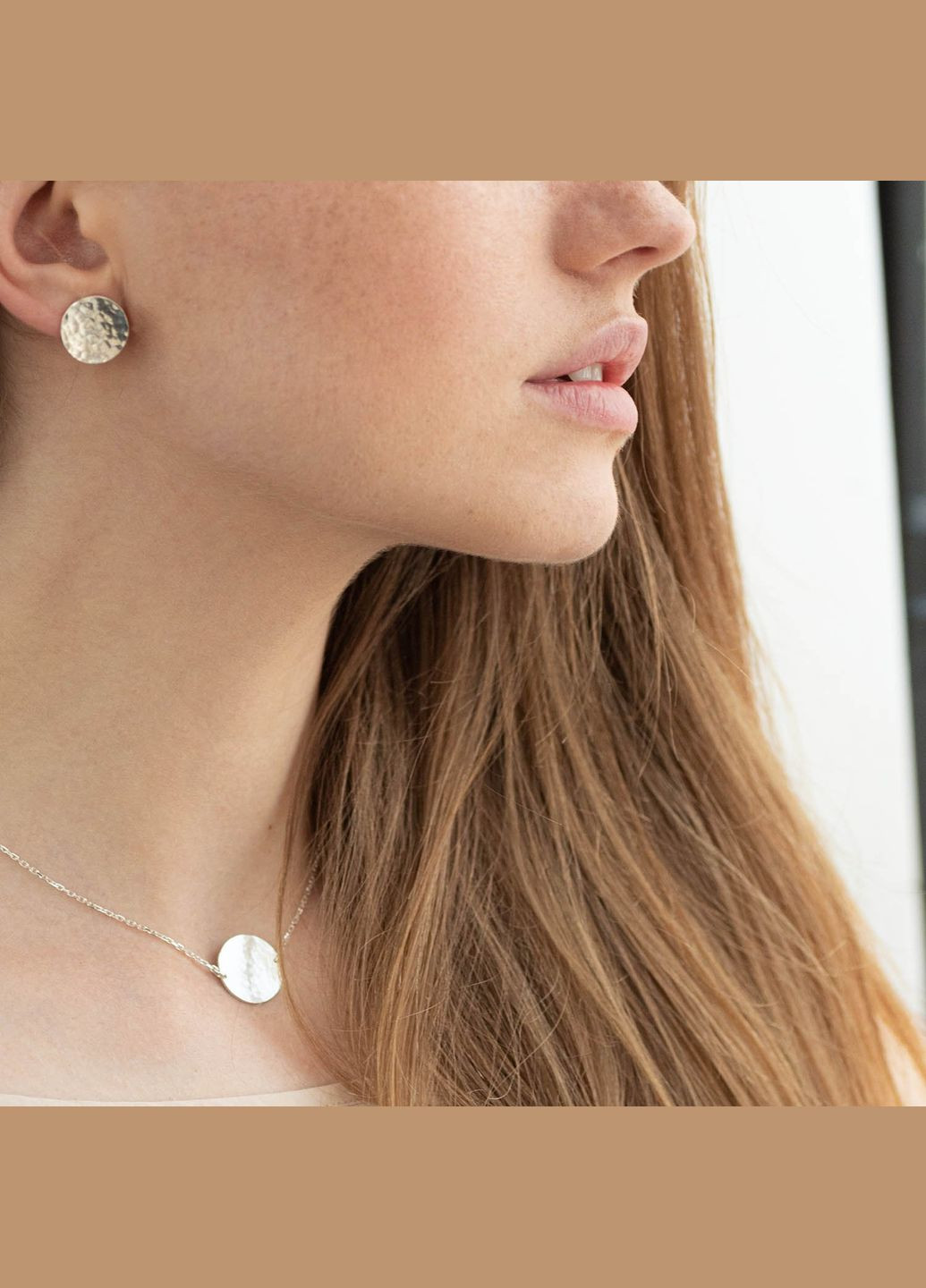 Срібне кольє Сонячні зайчики 181046 40 Oniks (264024444)