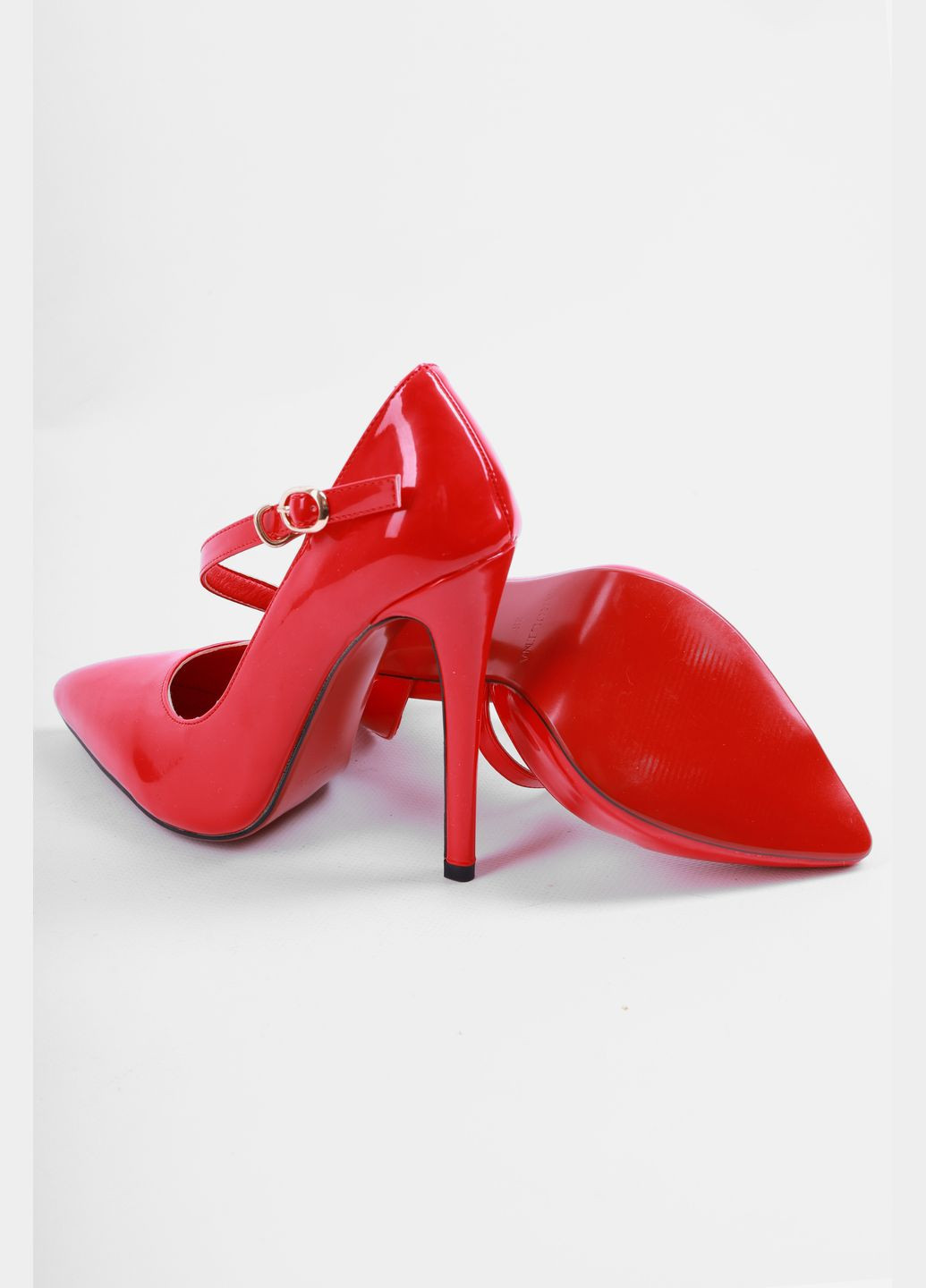 Туфлі жіночі червоного кольору Let's Shop (293939452)