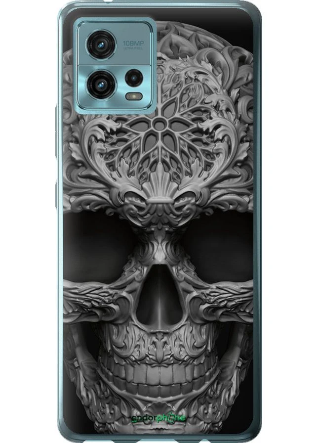 Чехол на Motorola G72 skull-ornament "4101u-2859-70447" Endorphone (370041622)