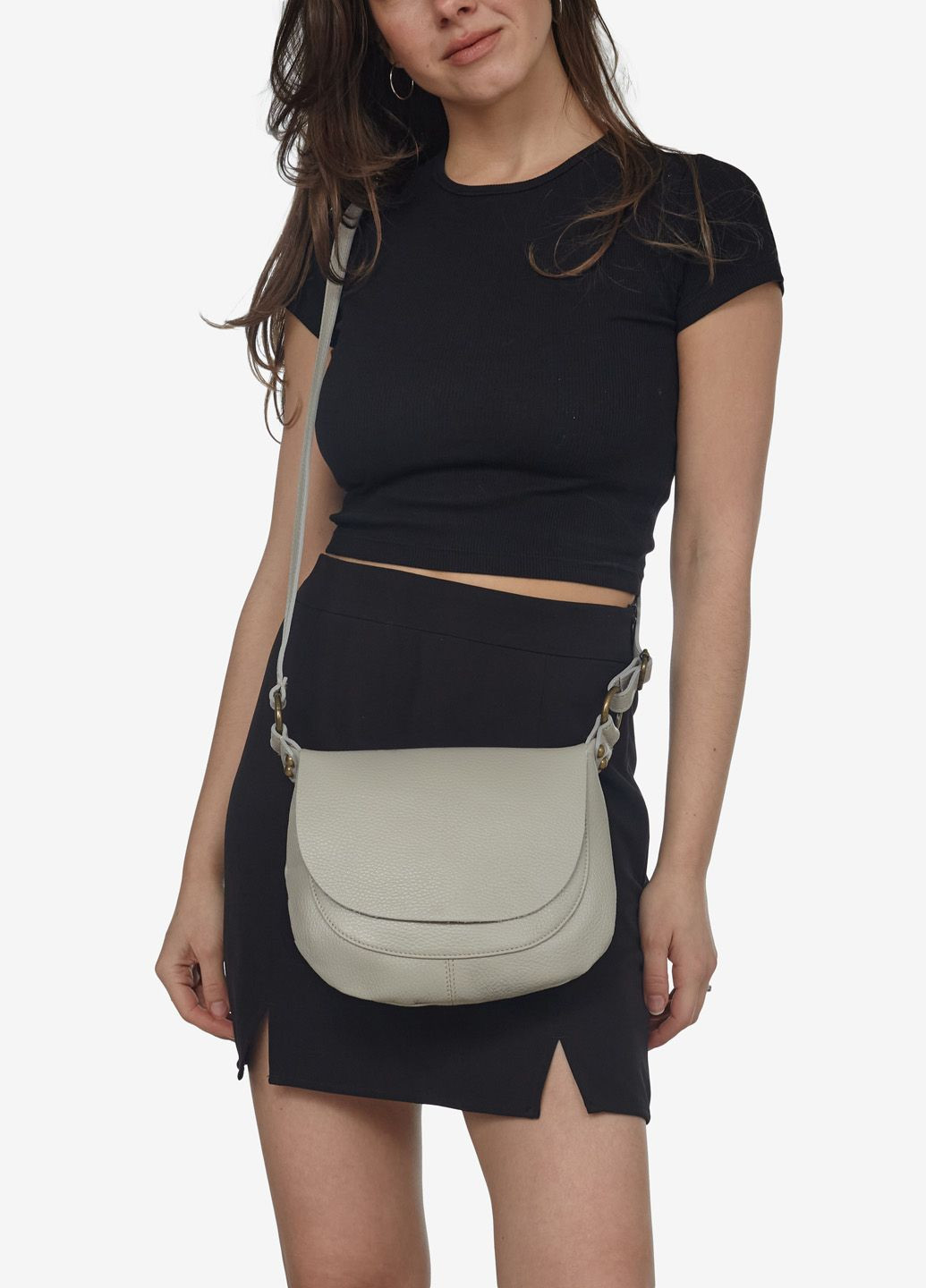 Сумка жіноча шкіряна крос-боді середня Сrossbody Regina Notte (282820426)