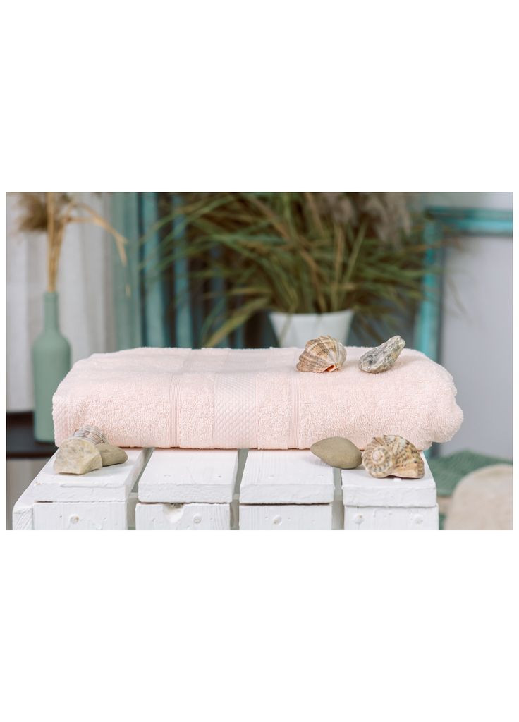 Рушник банний 5010 SoftNess Peach 70x140 см (2200003182248) Mirson персиковий