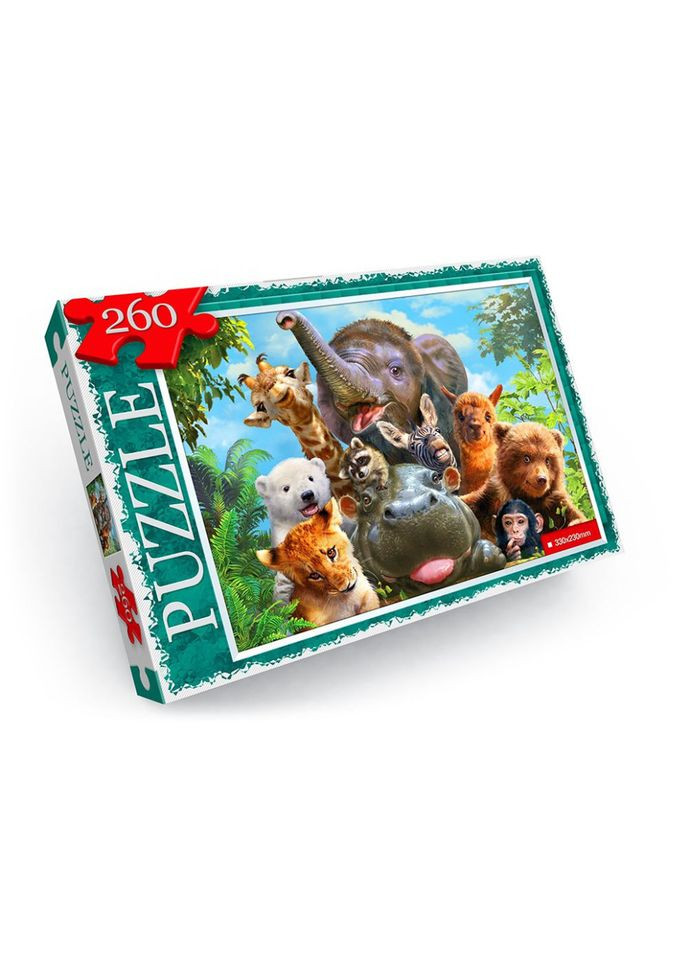 Пазлы детские "Животные" C260-12-02, 260 элементов Danko Toys (369667628)