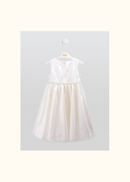 Молочное платье праздничное на девочку пл 160 bembi Бембі (315722497)