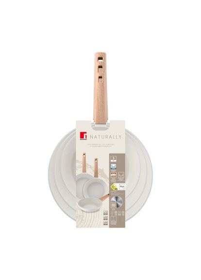 Набор сковородок (BG-34741-CR) Bergner Naturally, 18/22/26 см (366650780)