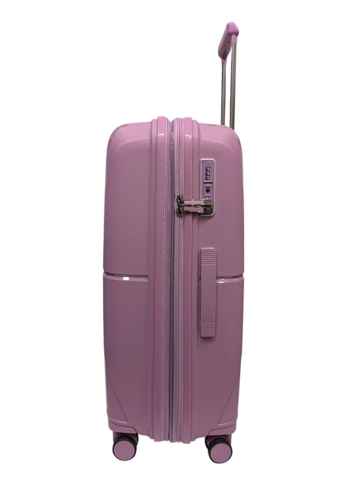 Чемодан большой (L) 245 полипропилен Розовый AIRTEX (366737386)