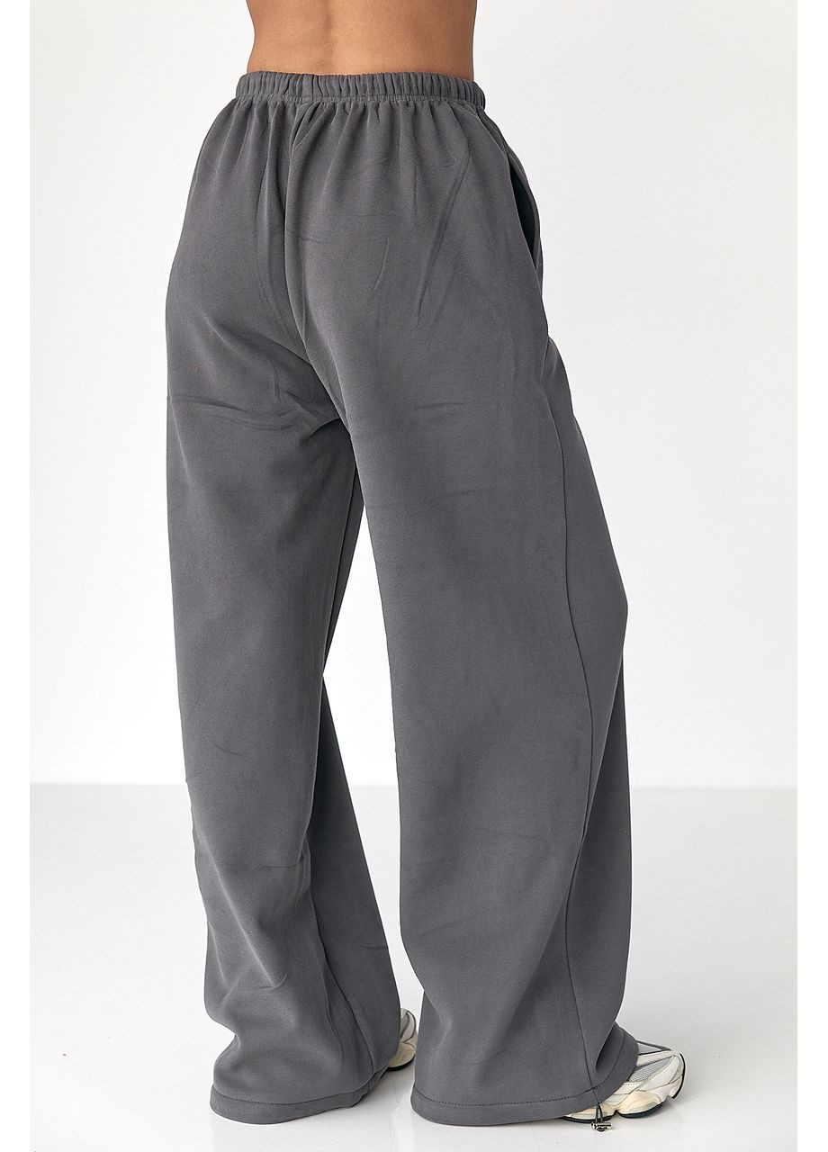 Утепленные однотонные спортивные штаны Lurex (365629487)