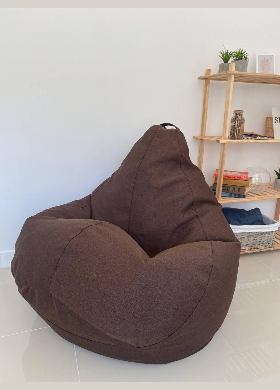 Крісло - мішок груша, XXL - 140х100 Queens Chocolate SkyPuff (339871746)
