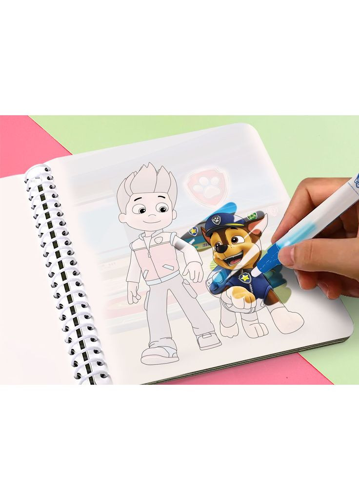 Блокнот-раскраска "Рисуй водой: Щенячий патруль" МІС (302450883)
