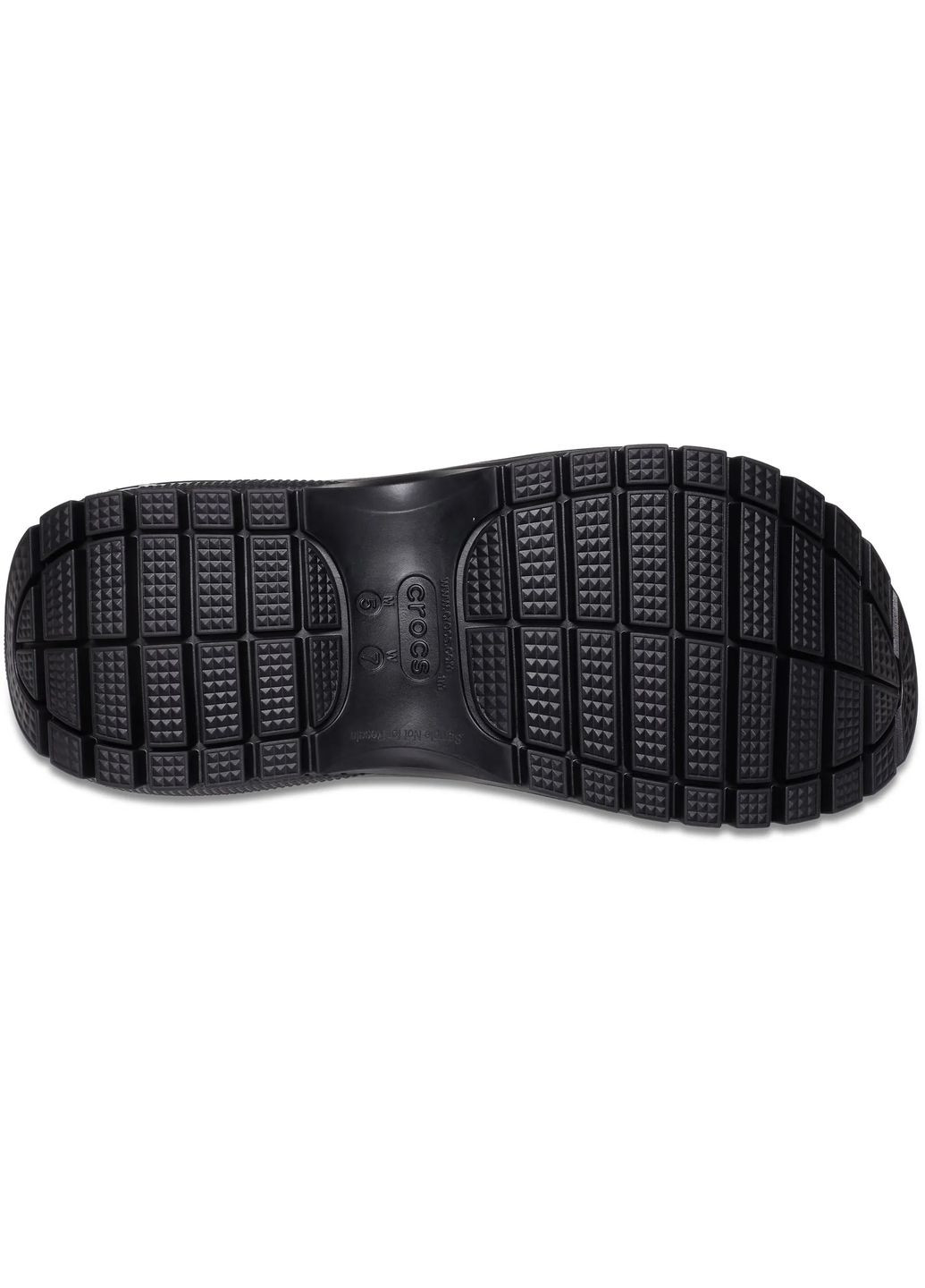 Повседневные женские сандалии mega crush sandal black m4w6-36-23 см Crocs