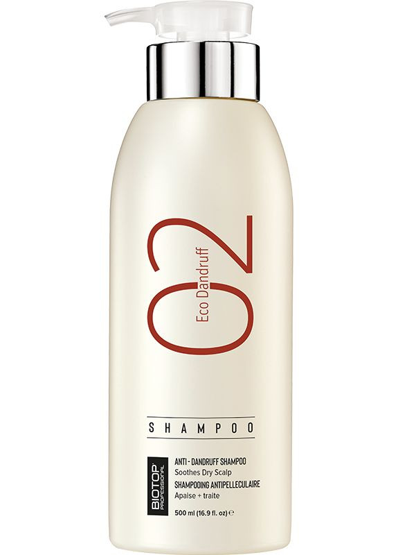 02 Шампунь екологічний проти лупи Dandruff 500 мл Biotop 911 (356176754)