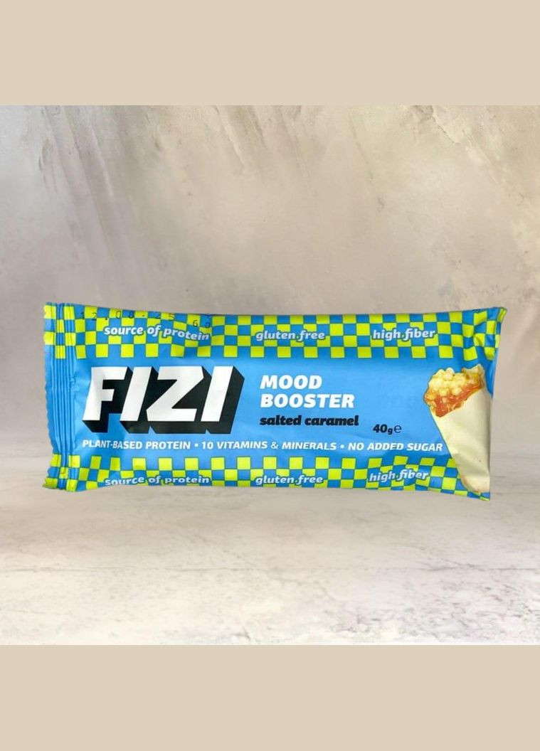 Батончик FIZI без сахара Salted Caramel (Солена карамель), Физи 40 г No Brand (323168986)