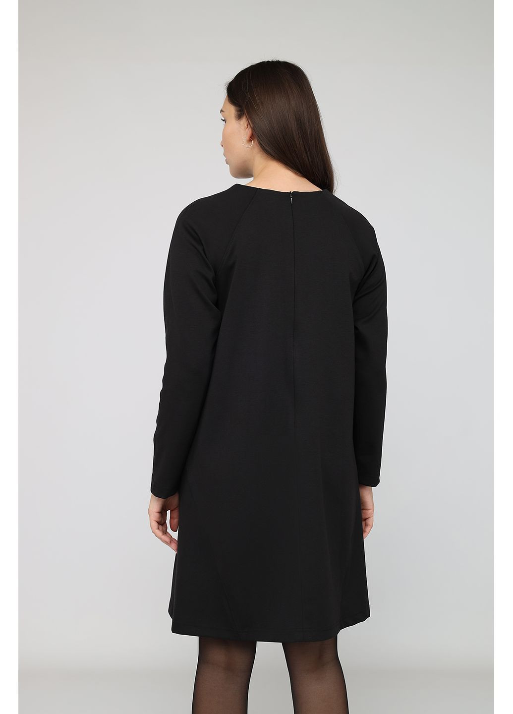 Черное платье женское цвет черный цб-00283462 Yuki