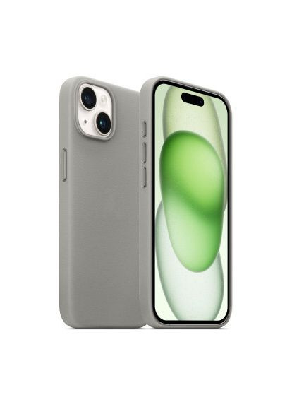 Чехол для мобильного телефона (ARM76295) ArmorStandart FAKE Leather Case Apple iPhone 15 Plus Grey (364629306)