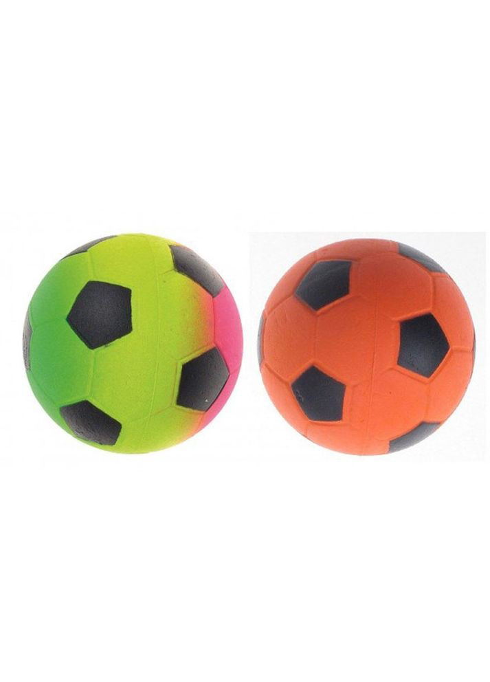 Іграшка для собак Dental Fun, неоновий футбольний м'ячик, 6 см (різні кольори) 484.22 TATRAPET (293818770)