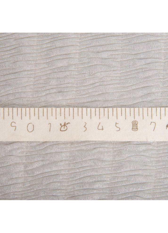 Тканина шифон жатка 95 г/м2 145 см легка, повітряна тканина для суконь, блуз і аксесуарів св/сіра IDEIA (357226942)