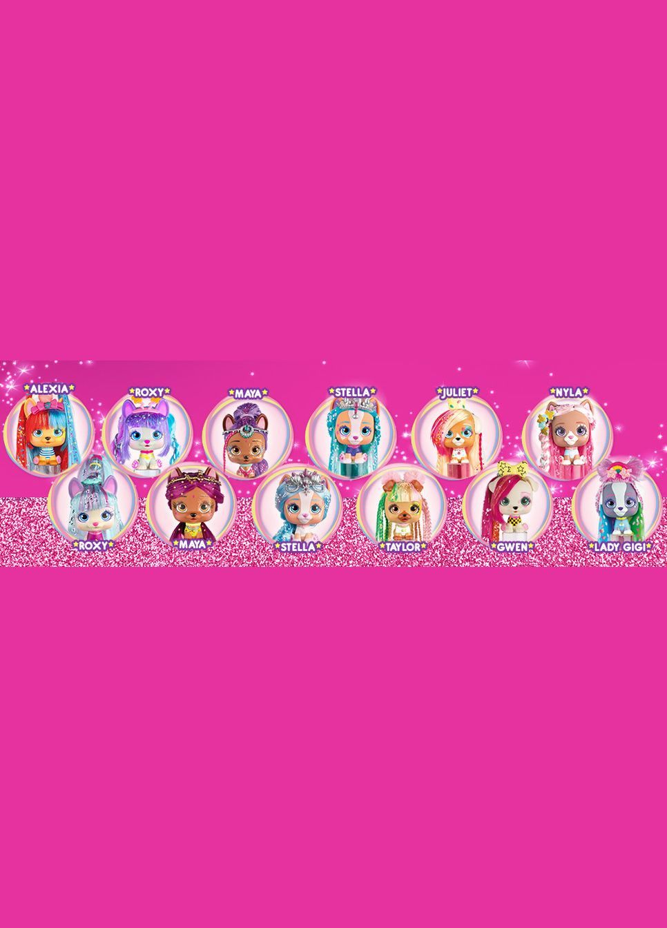 Ігровий набір Vip pets glitter twist series 2 Stella witch вихованець хатній улюбленець вип петс IMC Toys (323168139)