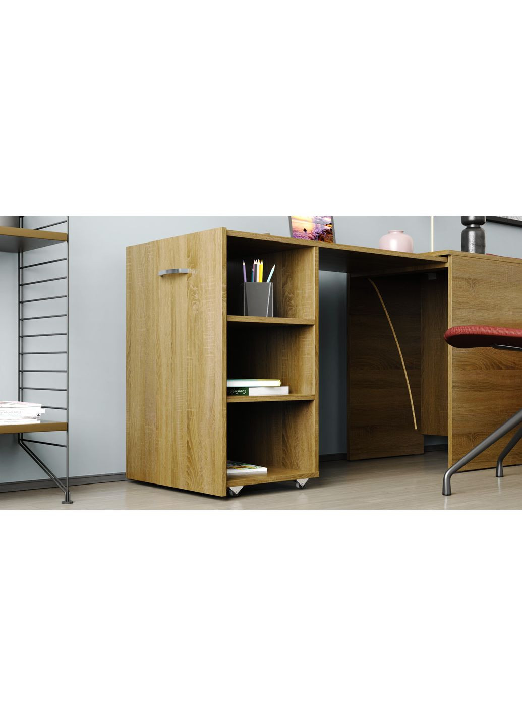 Стіл-тумба трансформер Смарт 1/2 750x1450x600 ДСП 16 мм (FRD-105078) Ferrum-decor (361944332)