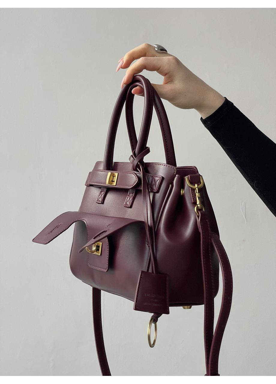 Сумка жіноча Bel Air Tote Bag - Prem бордовий золото середній No Brand (369934984)