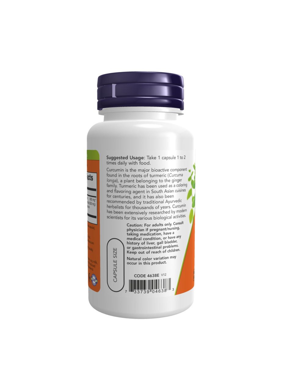 Turmeric Curcumin - 60 vcaps Now Foods (369397924)
