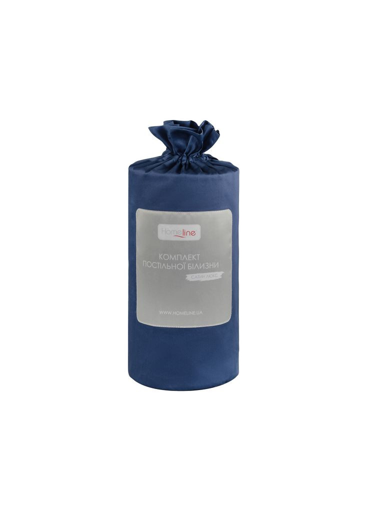 Постельное белье Сатин Люкс (m480887) Home Line Сатин Люкс (темно-синій) сімейний (366566705)