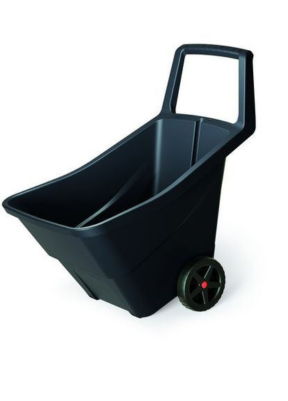 Садовий візок PROSPERPLAST LOAD GO чорний 95 л для вивозу сміття та транспортування вантажів ProDobro (367267874)
