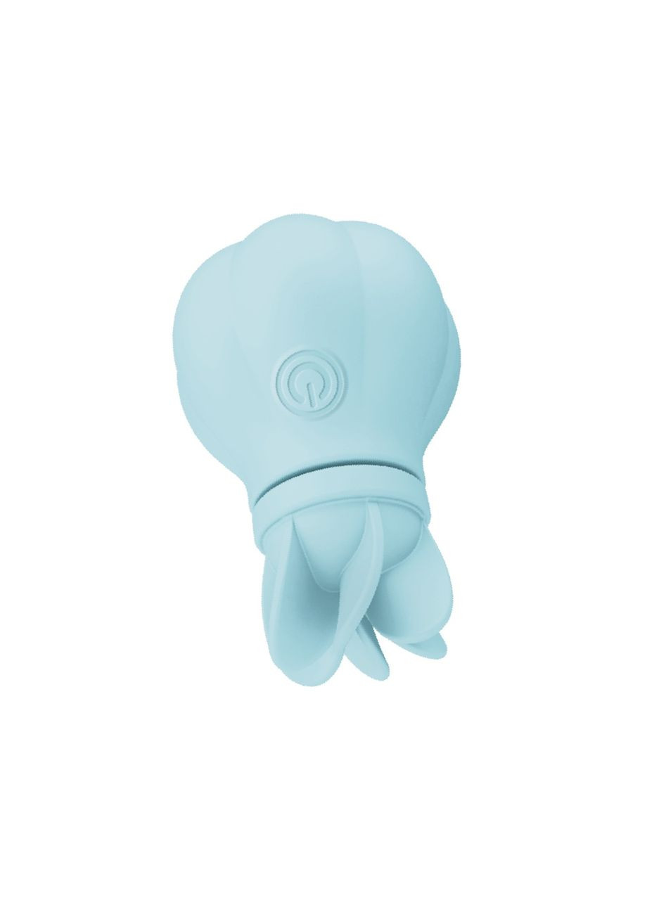 Клиторальный стимулятор с насадками Adrien Lastic Caress и ротацией, голубой No Brand (337167394)