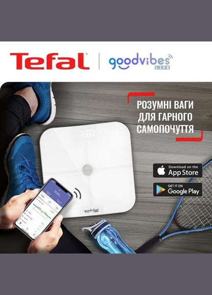 Весы электронные напольные Goodvibes SPORT BM9640S1 Tefal (316035792)