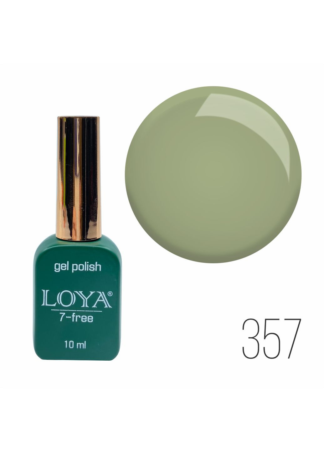 Гель-лак 357 Горное Масло 10 мл, 332357 Loya (360889899)