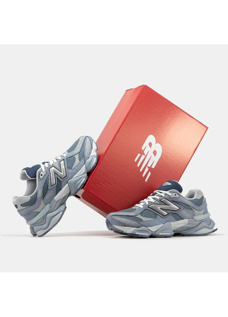 Голубые демисезонные кроссовки мужские new balance 9060 moon daze нью беланс 9060 No Brand